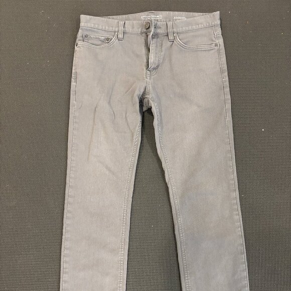 Banana Republic Slim Heathered Traveler Pant, Smoke Gray, 33W 30L - Picture 1 of 5